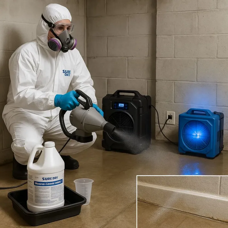 Sanitization and Odor Removal process in Wesleyville, PA