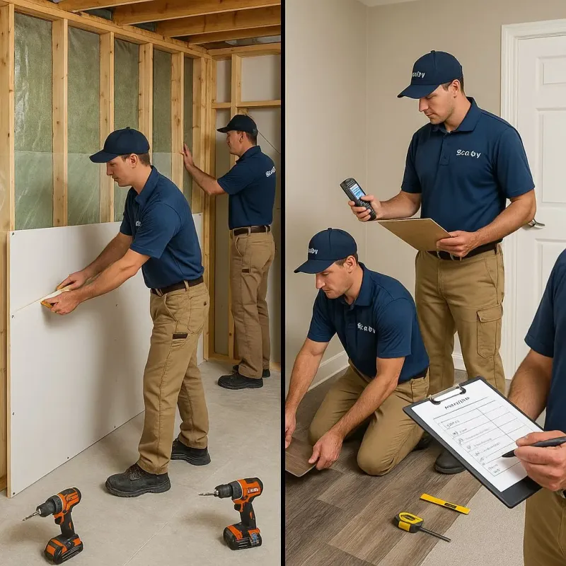 Repairs and Reconstruction process in Wesleyville, PA
